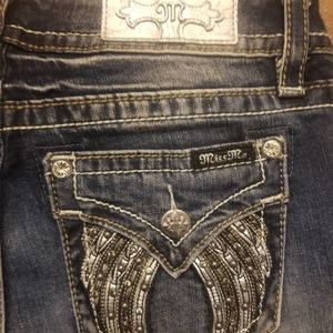 Nwot Miss Me "Dark Wings" Jeans